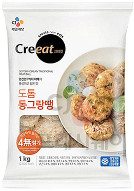 CJ 크레잇 도톰동그랑땡 1kg, 1개