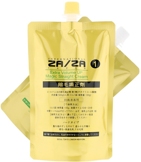 나투젠 자자 엑스트라 볼륨업 매직 스트레이트 (2제 크림), 500ml, 1개