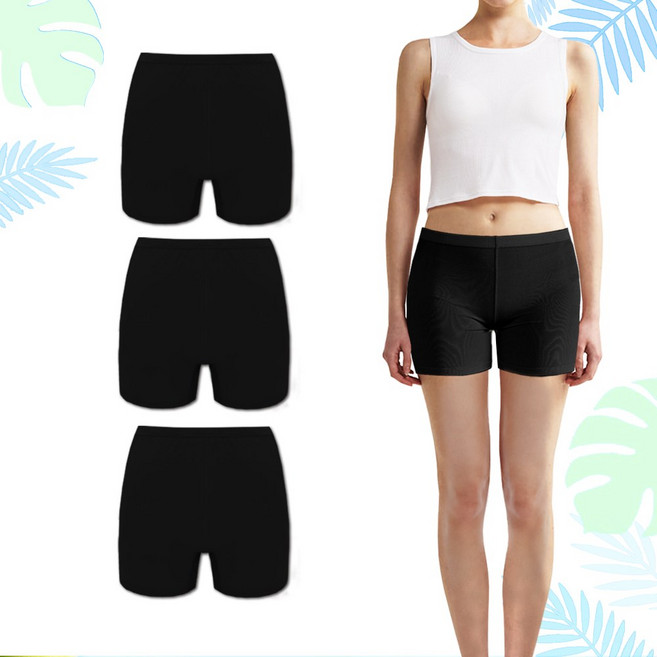 글로리 [국내산] 인견 3부 속바지 치마 원피스 교복 2P/3P[여학생]