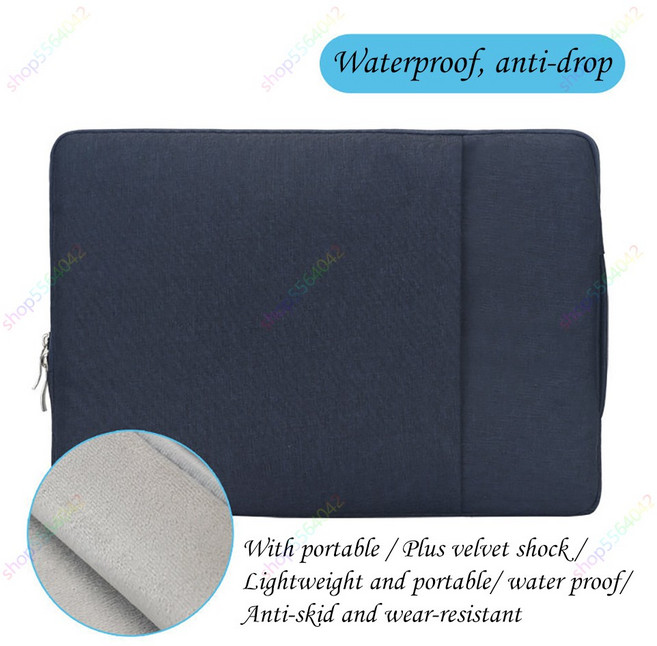 GEEKI 태블릿 파우치 가방 케이스 커버 삼성 호환 갤럭시 탭 S10 울트라 14.6 인치 S9/S8 A9 플러스 S9 S8 S7 FE 12.4 용 슬리브, [00] Tab S7 11 Inch, [00] Navy Blue, 1개