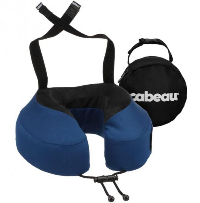 카보 에볼루션 기내용 목 쿠션 메모리 폼 자동차 사무실용, Indigo, 1개