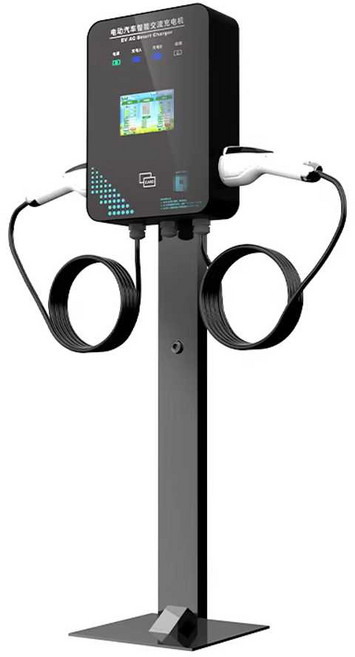 전기차 충전기 가정용 상비용 테슬라 충전케이블 회사 완속 비공용 이동형, 1개, 380V 벽걸이 싱글건 11KW 디지털