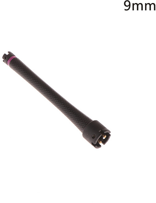 1Pcs 220V/24V 디지털 헤어 파마 막대 유니버설 2 플러그 Electirc 가열 컬 바 롤러 컬러 12.5cm 푹신한 컬, 02 9mm Black, 1개