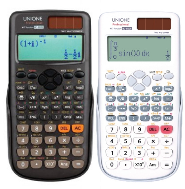 유니원 공학용계산기 UC-600E 국가기술시험, 화이트