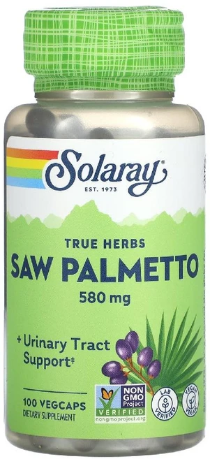 솔라레이 쏘팔메토 베리 580mg 100 베지 캡슐, 100정, 1개 - 쿠팡