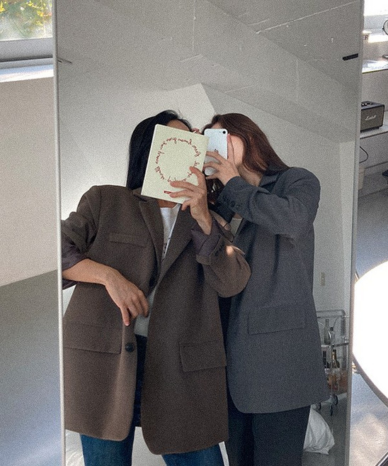 대디 오버핏 박시 싱글 자켓 (무료배송)