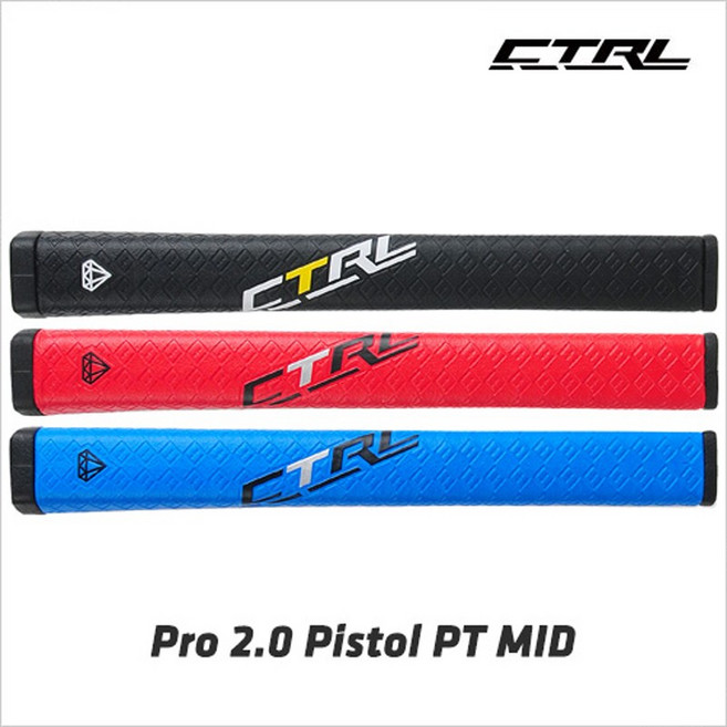 컨트롤 CTRL 프로 2.0 피스톨 미드사이즈 퍼터그립 52g(매장방문교체), 레드