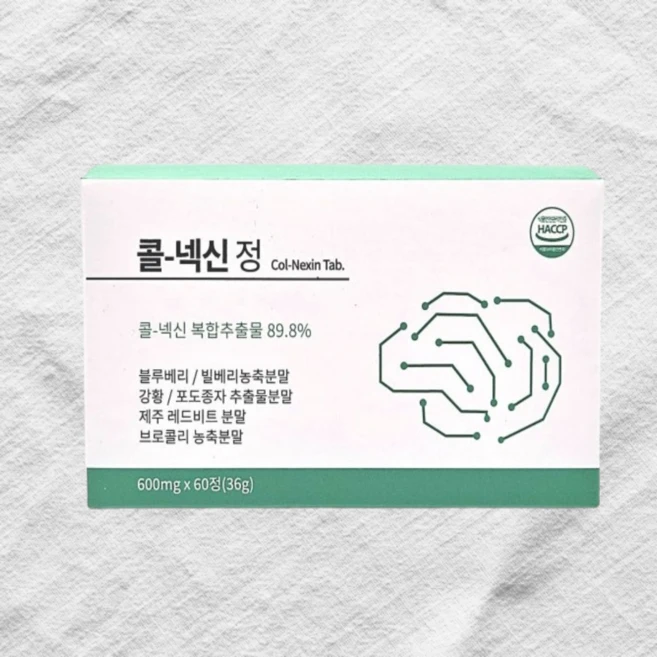 콜넥신정 600mg 콜넥슨 뇌항상제, 3박스, 60정 - 쿠팡