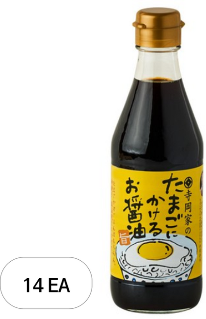 테라오카 계란에 뿌리는 간장소스, 300ml, 14개