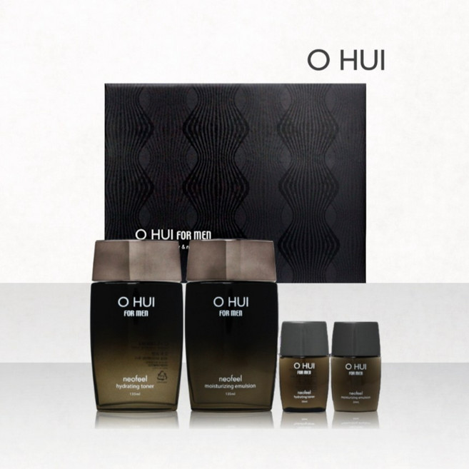 오휘 포맨 네오필 2종 남성 스킨로션 세트 남자 옴므 남성화장품 기초 토너 에멀젼, 1