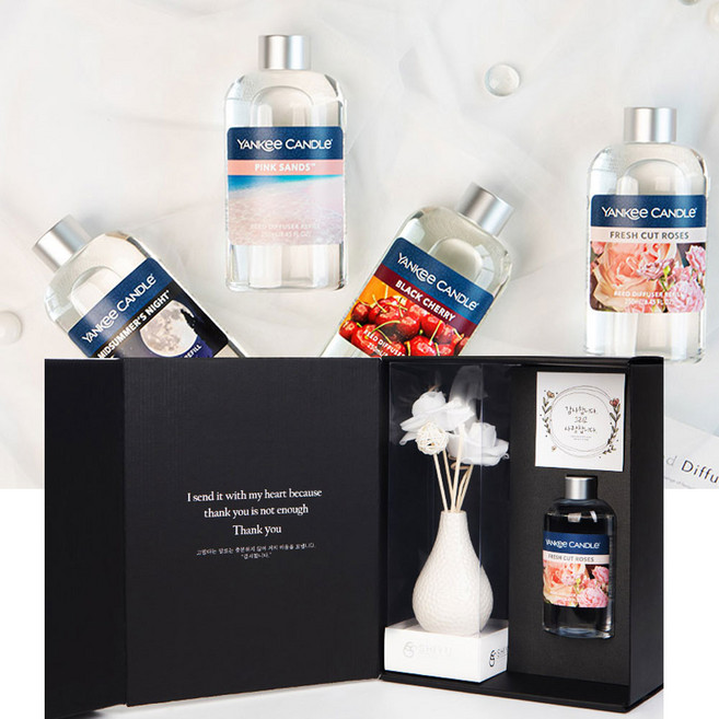 양키캔들 리드 디퓨저 리필 250 mL 화병 선물세트 6종 택1, 레몬라벤다, 1개, 250ml