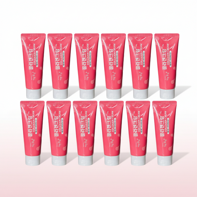 [대용량NEW] 웰빙헬스 예쁜얼굴 듬뿍바르는 콜라겐 크림, 10개, 90ml