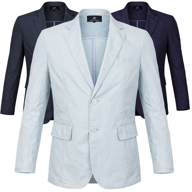 남성 와샤 자켓 봄여름 경량 캐주얼 골프 콤비 자켓 중년 남자 마이