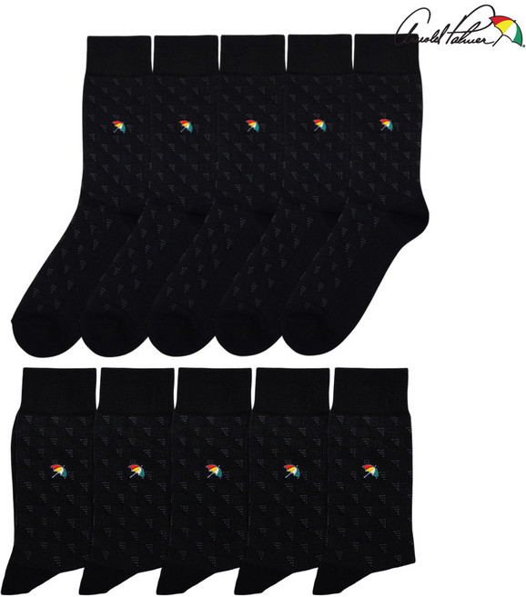 아놀드파마 남성 장목양말 발목긴 신사용 정장 양말 10족 세트 국산 선물