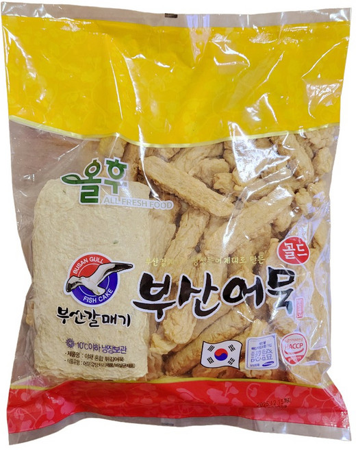 올후 갈매기 부산 모둠 종합 어묵 2.2kg, 4개
