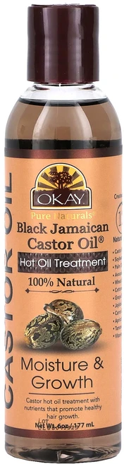 Okay Pure Naturals 블랙 자메이카 캐스터오일 핫 오일 트리트먼트 177ml(6oz), OkayPureNaturals블랙자메이카캐스터오일핫오일, 1개, 177ml - 쿠팡