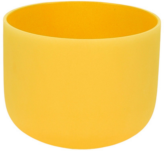 彩色水晶缽水晶頌缽石英缽頌缽專業療愈頌缽無暇純色, 1, 黃色10寸