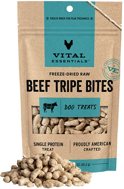 Vital Essentials 凍乾犬貓零食, 65g, 1個, 牛肚