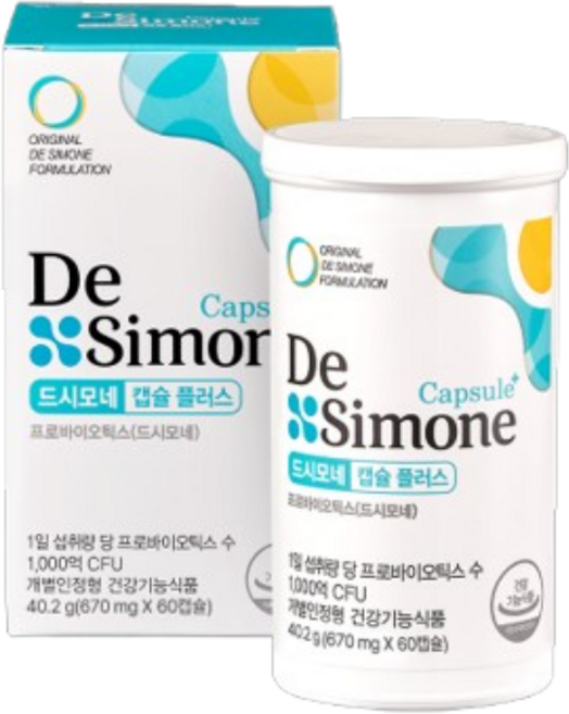 드시모네 프로바이오틱스 캡슐 플러스, 60정, 1개