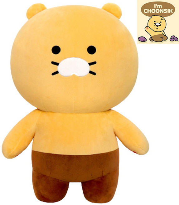 카카오 춘식이 인형 25cm 동물 애착, 1개