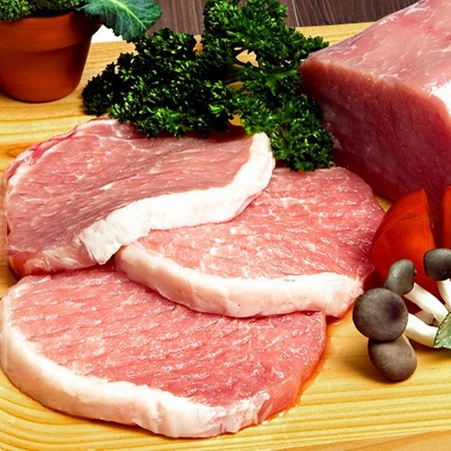 [건우축산] 국내산 돼지 등심 500g, 1개