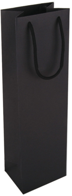 [와인쇼핑백] 1본입 흑지 쇼핑백 50ea
