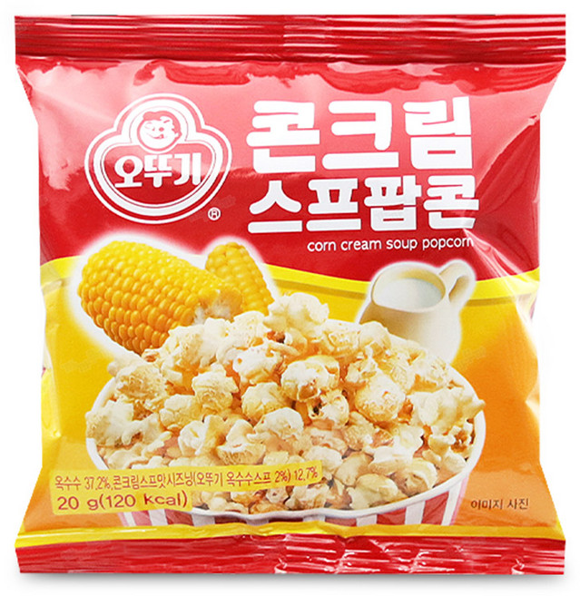 오뚜기 콘크림 스프 팝콘 20g, 1개