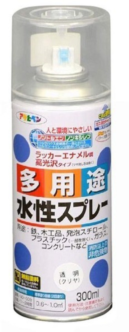 油老爺 室內外多用途 透明保護漆 適用塑膠保麗龍 乾燥後遇水不脫落不褪色 水性透明漆, 1個, 日本透明亮光