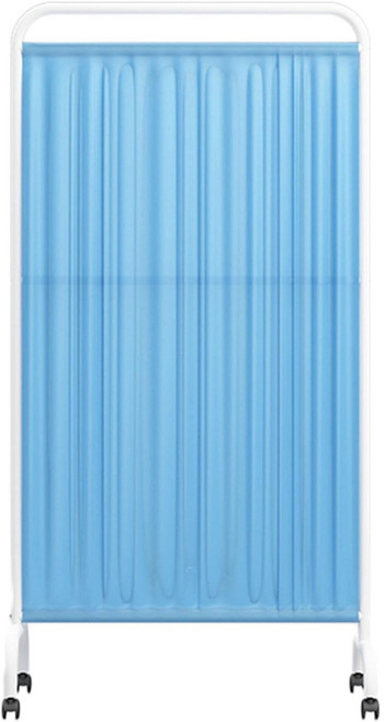GAPINO 이동식 접이식 파티션 가림막 칸막이 병원 요양원 미용실 칸막이 공간분리 1단, 블루