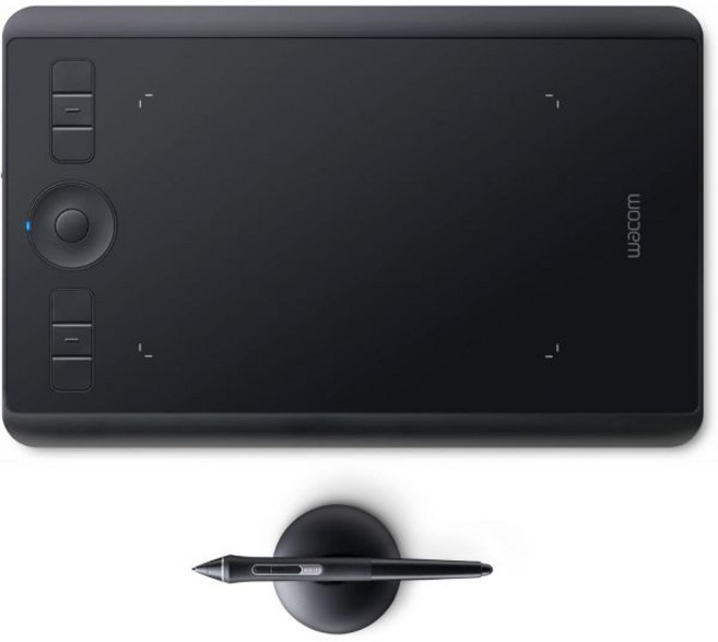 Wacom Intuos Pro 대용량 블루투스 그래픽 드로잉 태블릿 사용자 정의 가능한 ExpressKey 8192 압력 감지 프로 펜 2 포함 Mac OS 및 Windows와, Small_Regular, Regular, 1개