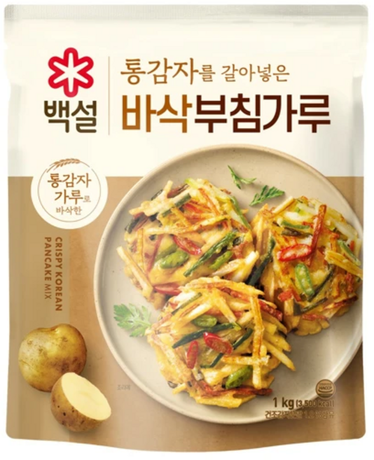 CJ제일제당 통감자를 갈아 넣은 바삭부침가루, 1kg, 1개