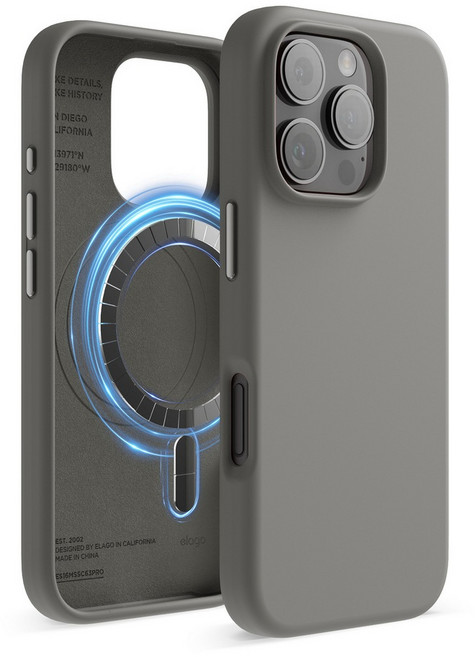 elago Magsafe相容 磁吸抗污防刮液態矽膠手機殼