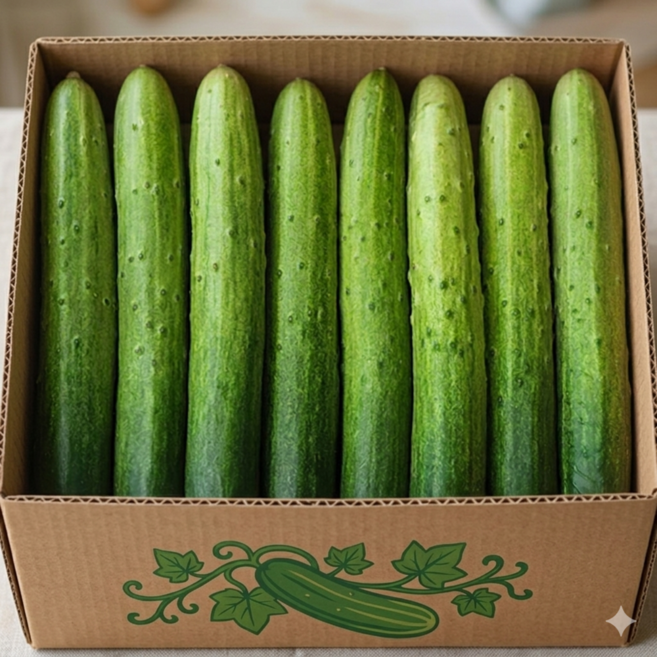 [오이농가] 백다다기오이 국내산 오이 아삭 신선 백다다기오이 [특품], 1박스, 2kg 특품(10개 내외)