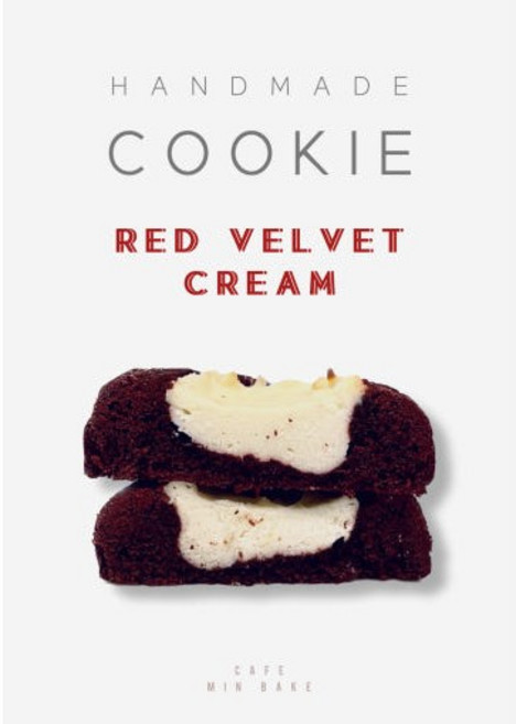 민베이크 수제쿠키 레드벨벳쿠키 [원산지:국산(경기도 안성시)], 70g, 1개