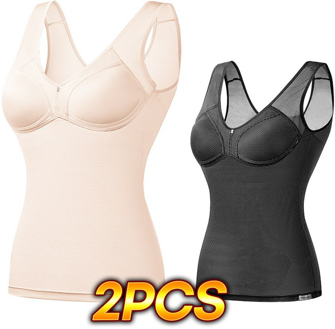 한미 고급 인견 몰드 브라런닝 2매입 L-3XL