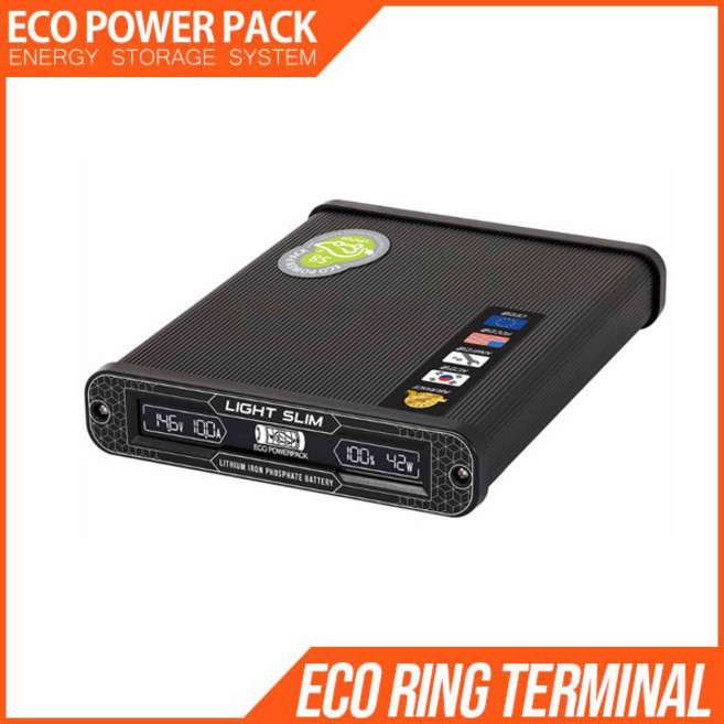 에코파워팩 [본사]라이트슬림(테슬라전용) 리튬인산철 블랙박스 보조배터리, 5M배선교체, 테슬라전용 일반S20