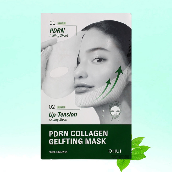 오휘 프라임 어드밴서 피디알엔 콜라겐 겔프팅 마스크 1매, 1