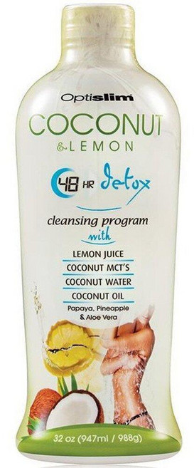 Optislim 옵티슬림 48시간 디톡스 레몬 코코넛 디톡스음료 946ml, 1개