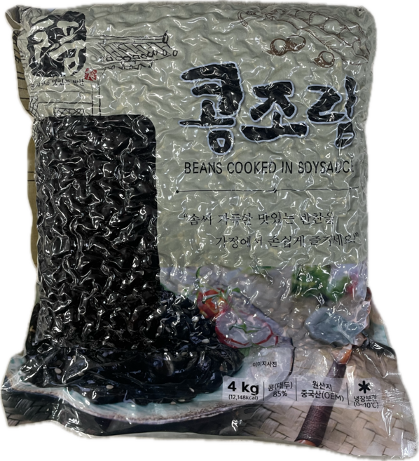 (무료배송) 반찬단지 콩조림 4kg, 3개