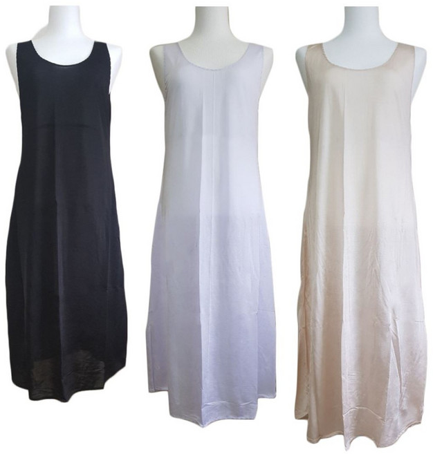 인견 런닝 원피스 속치마 9부7부5부 이너 롱슬립 빅사이즈임산부