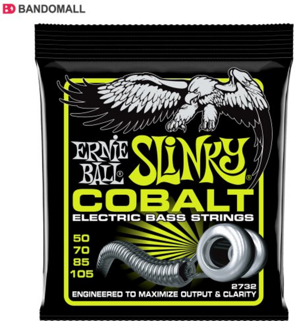 어니볼 베이스기타줄 Ernieball Cobalt slinky 2732 50-105, 1세트
