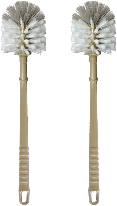 일조 13-10 원형변기솔 국산 크린토 화장실 청소 브러쉬 욕실 변기청소, 베이지, 2개