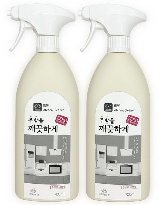 킵클린 주방을 깨끗하게 청소세제, 2개, 700ml