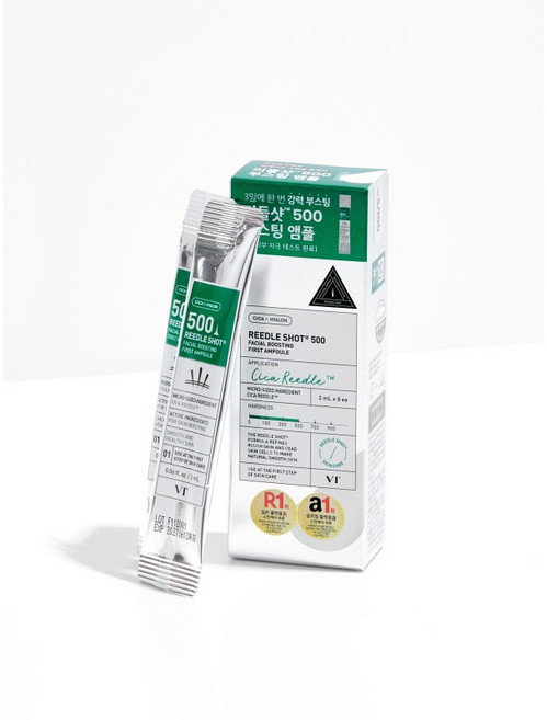 VT 리들샷 500 페이셜 피부관리 퍼스트 스피큘 앰플 1박스(6EA), 32개, 2ml