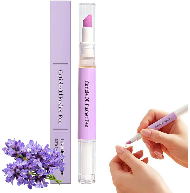 2in1 큐티클 푸셔 겸 오일 펜 2026년 신제품 영양 오일 펜입니다, 1개, 2ml