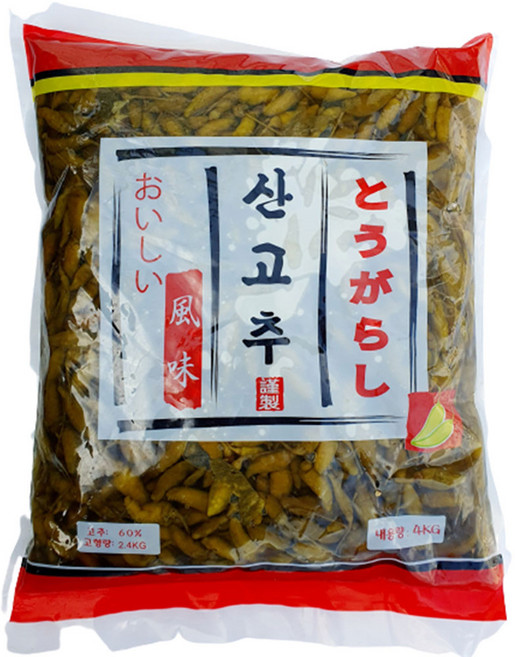 새마원 풍미 산고추 절임 4kg 업소용 하늘고추, 1개