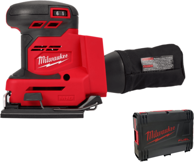 밀워키 사각 샌딩기 본체만 전동 충전 사포 M18 BQSS-0X0 베어툴, 1세트, 본품(배터리없음)