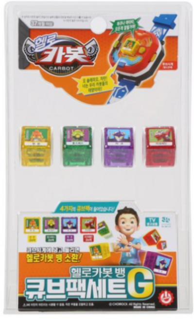 헬로카봇 뱅 큐브팩세트 G, 혼합색상, 1개
