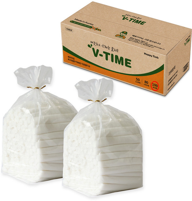 그린위생 업소용 덕용물티슈 비타임 100g 800매, 800개입, 1세트