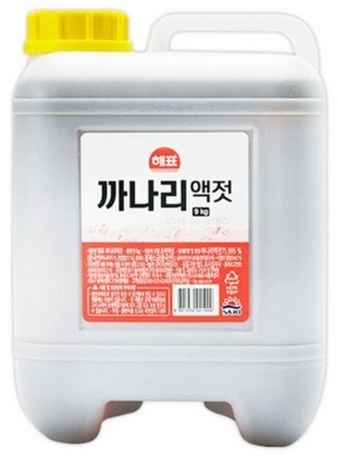 해표 까나리액젓, 1개, 9kg